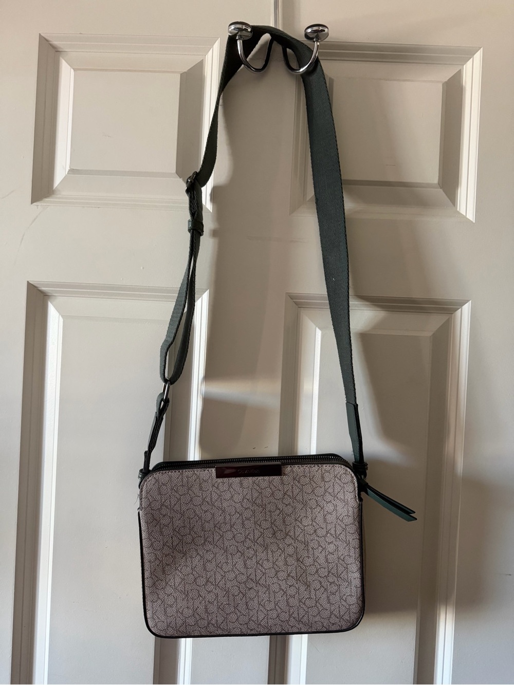 Gray Monogram Crossbody Bag - Women